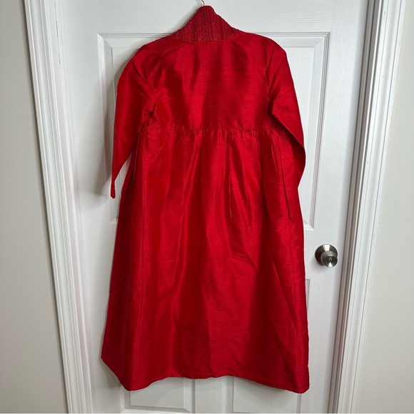 Julia Amory Jacket Liza Silk Overcoat Duster Size XS NWT - Picture 7 of 11
